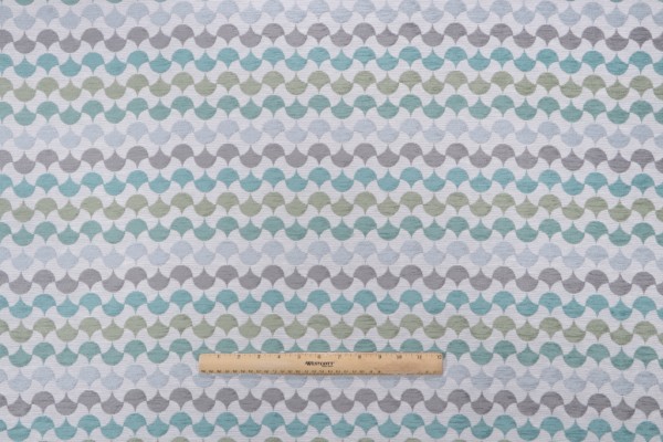 Kaufmann Gumdrop Woven Chenille Upholstery Fabric in Green Tea 