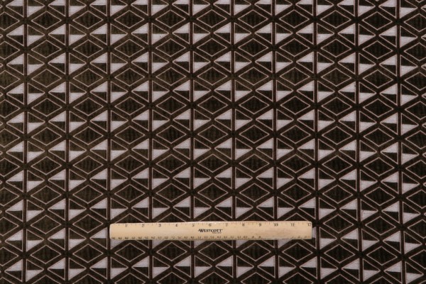 Kaufmann Rhombus Woven Chenille Upholstery Fabric in Loden 