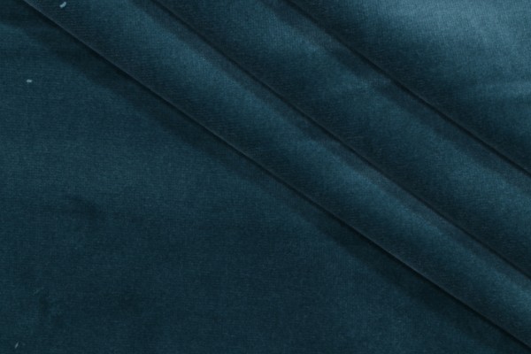 Sample of Kaufmann Taboo Velvet Upholstery Fabric in Aegean 