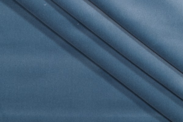 Sample of Kaufmann Taboo Velvet Upholstery Fabric in Pool 