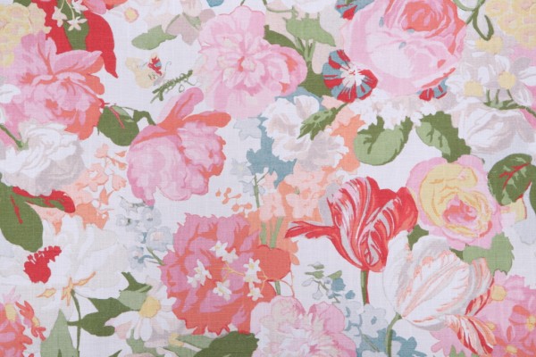 P Kaufmann Lisbeth Printed Cotton Drapery Fabric in Tutti Frutti 