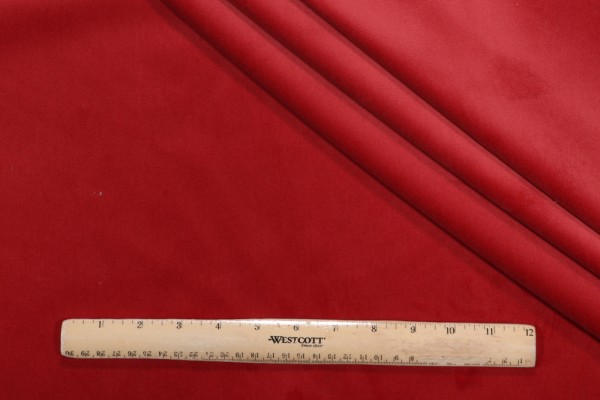 Kaufmann Performance Velvet Upholstery Fabric in Coral 