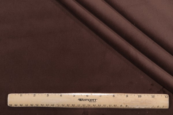 Kaufmann Performance Velvet Upholstery Fabric in Pecan 