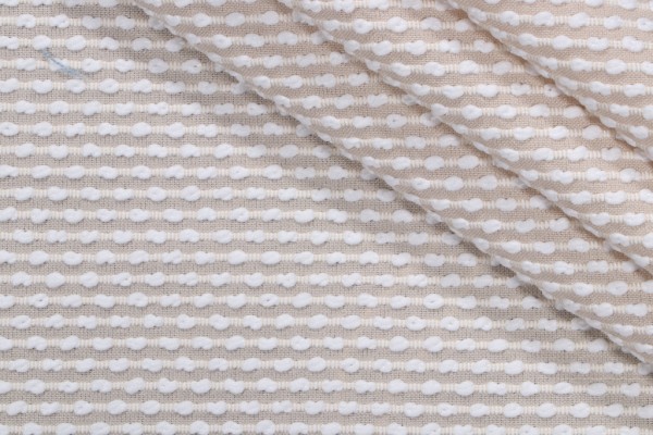 PK Lifestyles Breuer Woven Upholstery Fabric in Parchment 