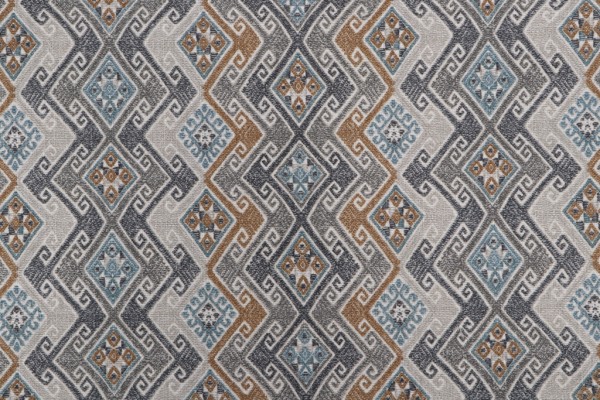 Click for PK Lifestyles Kaumari Path Printed Cotton Drapery Fabric in Brine  PK Lifestyles Kaumari Path Printed Cotton Drapery Fabric in Brine