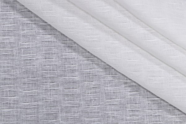 PK Lifestyles Eva Semi-Sheer Drapery Fabric in Ivory 