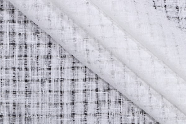 PK Lifestyles Vanessa Semi-Sheer Drapery Fabric in Snow 