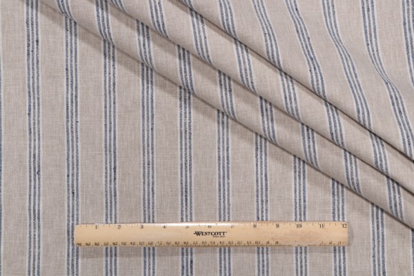 PK Lifestyles Montaro Stripe Decorator Fabric in Shoreline 