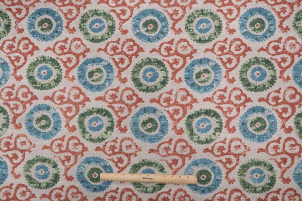 PK Lifestyles Origins Printed Drapery Fabric in Nectar 