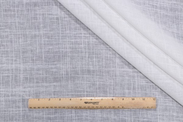 PK Lifestyles Angelina Semi-Sheer Drapery Fabric in White 