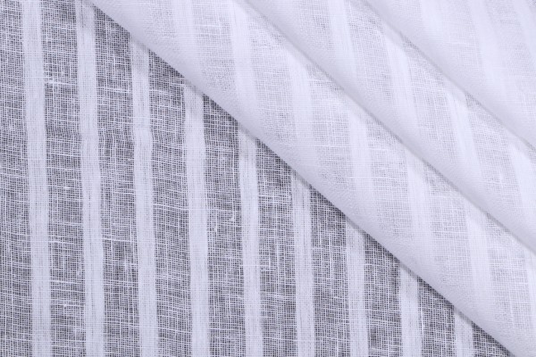 PK Lifestyles Francesca Sheer Drapery Fabric in White 