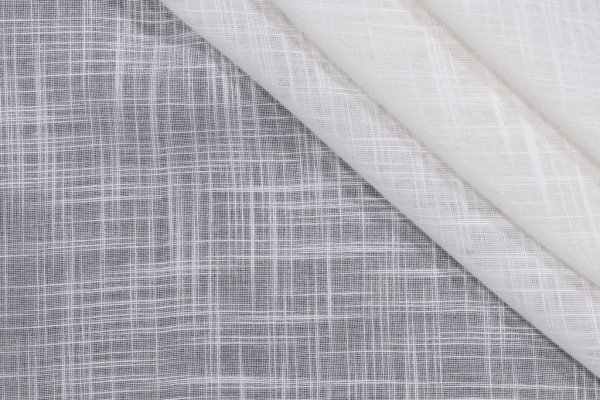 PK Lifestyles Vittoria Semi-Sheer Drapery Fabric in Ivory 