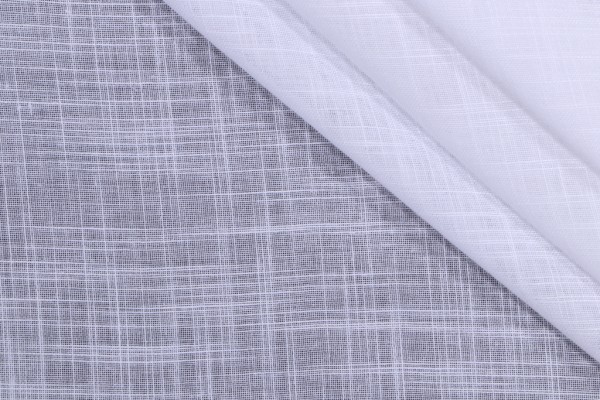 PK Lifestyles Vittoria Semi-Sheer Drapery Fabric in White 