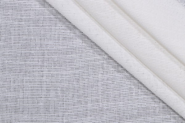PK Lifestyles Chiara Semi-Sheer Drapery Fabric in Ivory 