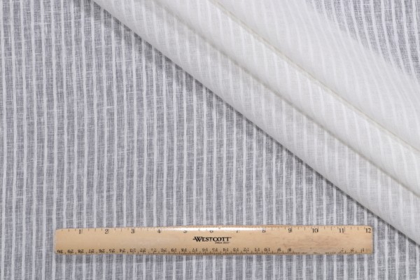 PK Lifestyles Carla Sheer Drapery Fabric in Ivory 