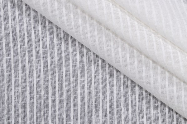 PK Lifestyles Carla Sheer Drapery Fabric in Ivory 