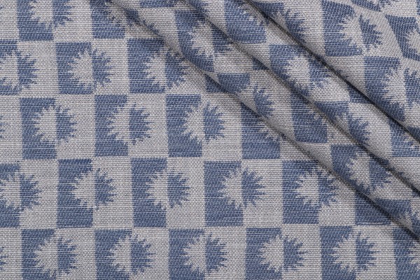 Elana Gabrielle Sunrise Woven Upholstery Fabric in Indigo for PK Lifestyles 