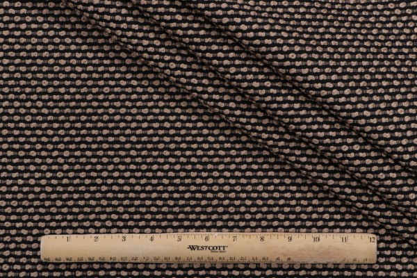 PK Lifestyles Breuer Woven Upholstery Fabric in Ebony 