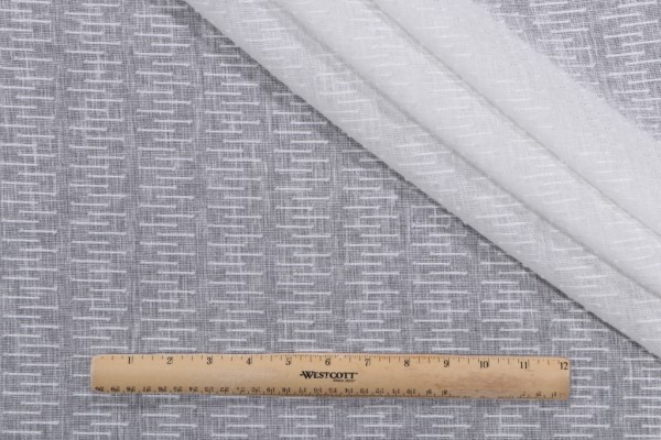 PK Lifestyles Carmela Sheer Drapery Fabric in White 