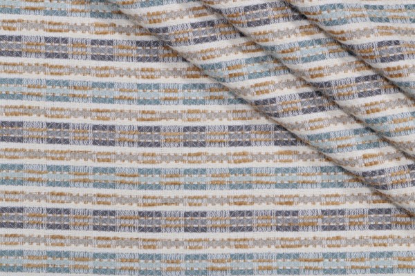 Plana Woven Chenille Upholstery Fabric in Pool