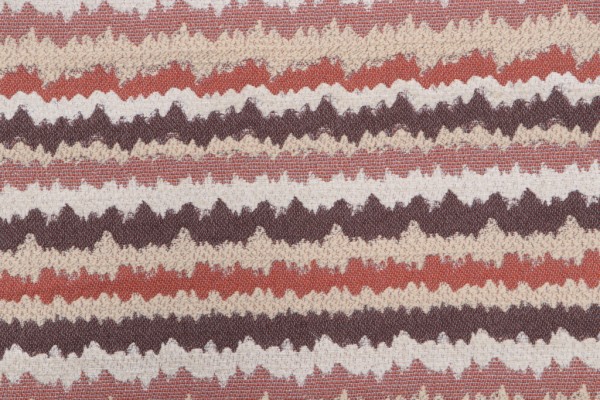 Crinkle Woven Chenille Upholstery Fabric in Mango