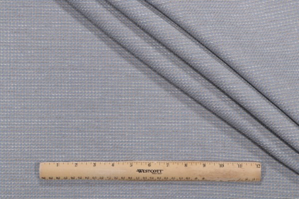 Sand Dune Woven Outdoor Fabric in Bay Blue