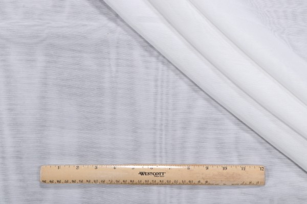 Vanna Sheer Drapery Fabric in White