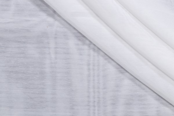 Vanna Sheer Drapery Fabric in White