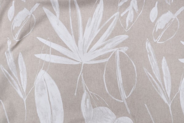 P Kaufmann Brooklyn Printed Drapery Fabric in Meringue