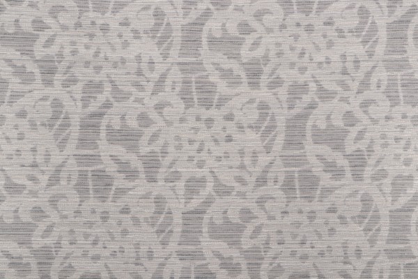 Strie Damask Woven Decorator Fabric in Pewter