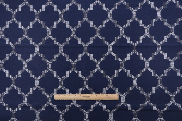 Bella Dura Pavilion Woven Polyolefin Outdoor Fabric in Indigo