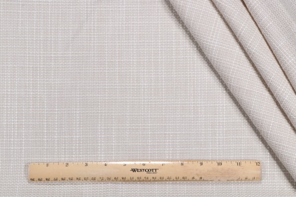 Bolton Woven Crypton Home Finish Chenille Upholstery Fabric in Bone