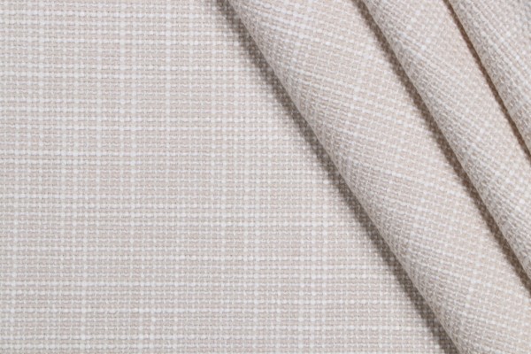 Bolton Woven Crypton Home Finish Chenille Upholstery Fabric in Bone