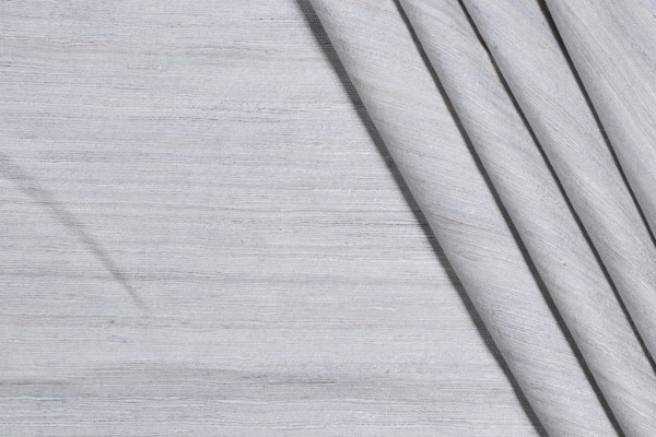Savannah Woven Decorator Fabric in Silver