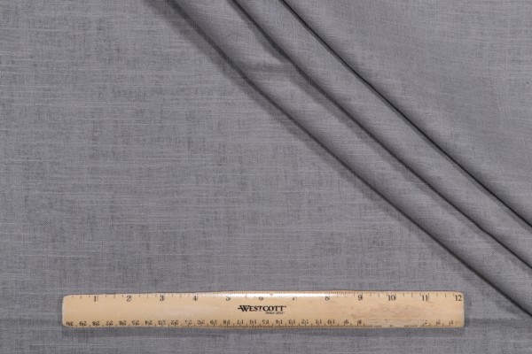 1 Yard Wexford Linen Woven Decorator Fabric in Cement
