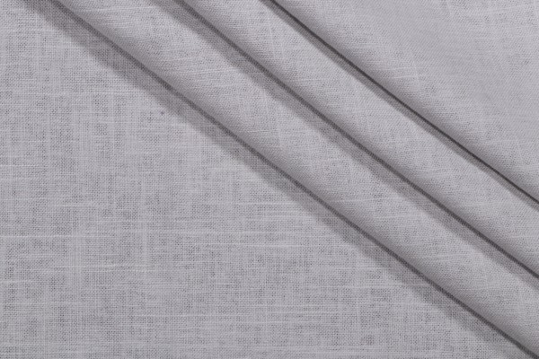 Jacqueline Woven Linen Blend Decorator Fabric in Silver