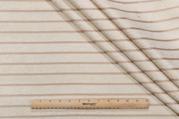 Merrimac M6566 Woven Chenille Upholstery Fabric in Ivory 