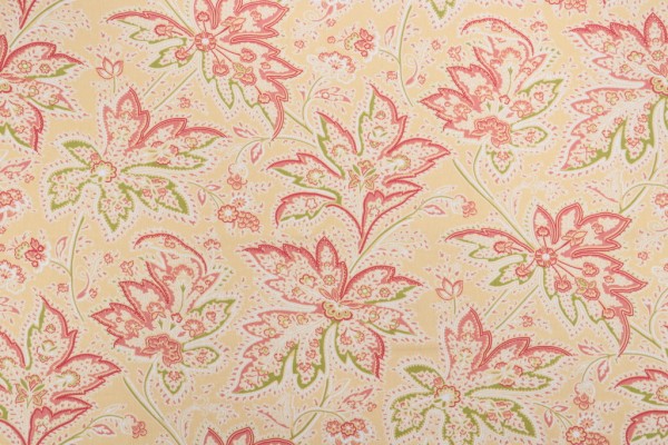 Click for 2.63 Yards Thibaut Brunswick F9106 Printed Cotton Twill Drapery Fabric in Yellow Thibaut Brunswick F9106 Printed Cotton Twill Drapery Fabric in Yellow