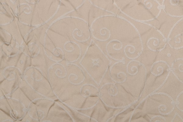 Thibaut Lavolta Scroll W71807 Woven Upholstery Fabric in Cream