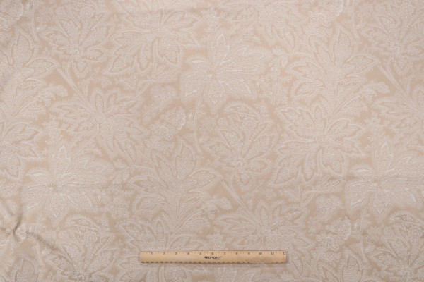 Thibaut Camden Leaf W7316 Woven Upholstery Fabric in Beige