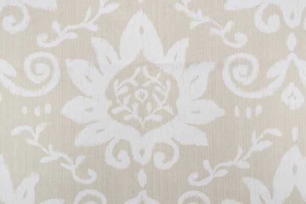 Thibaut Bridgewater Damask F9162 Printed Cotton Drapery Fabric in Beige
