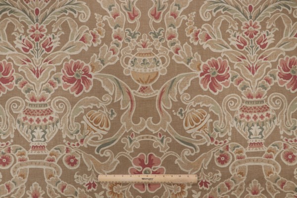 Thibaut Palisades F93827 Printed Drapery Fabric in Khaki