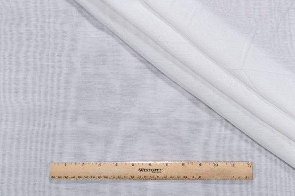 Cerberus Sheer Drapery Fabric in White