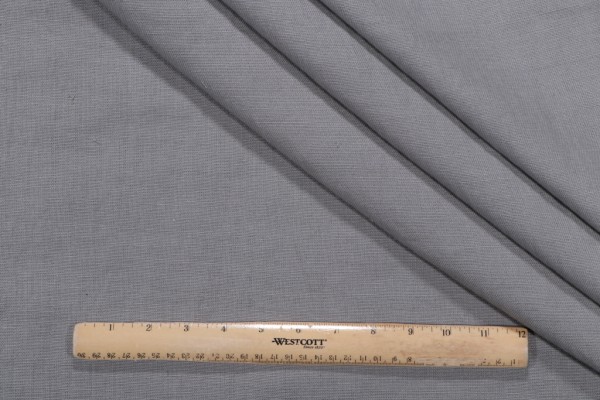 Sample of P Kaufmann Rendition Woven Decorator Fabric in Pewter 
