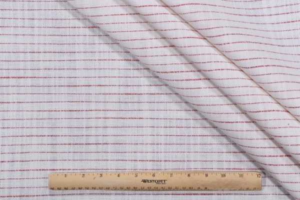 PK Lifestyles Lowell Pinstripe Performance Plus Woven Upholstery Fabric in Peppermint 
