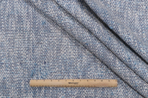 Sample of PK Lifestyles Handspun Woven Upholstery Fabric in Poolside 
