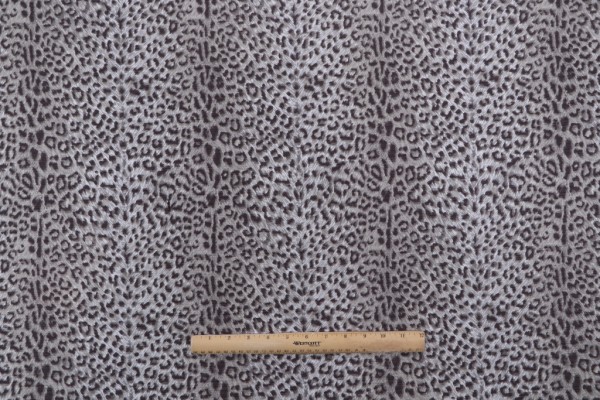 Click for Braemore Cheetah Printed Cotton Drapery Fabric in Ebony  Braemore Cheetah Printed Cotton Drapery Fabric in Ebony