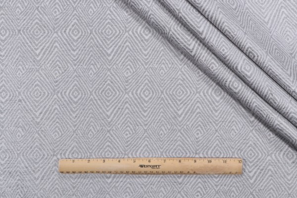 Kelly Ripa Home Set In Motion Woven Chenille Upholstery Fabric in Oyster 