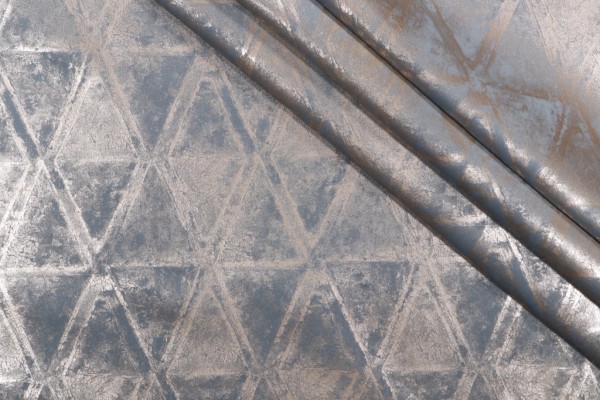 Click for PK Lifestyles Weather Pattern Printed Velvet Decorator Fabric in Mist  PK Lifestyles Weather Pattern Printed Velvet Decorator Fabric in Mist