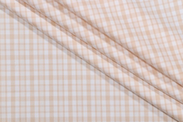 Thibaut Hatteras Check W86761 Woven Decorator Fabric in Beige